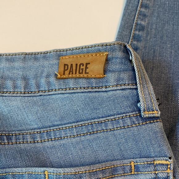 Paige Verdugo Crop Cotton/Rayon/Poly/Spandex Blend Jeans Size 25 - Picture 4 of 6